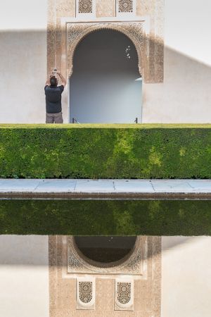 Pool Reflections, Alhambra, Granada Spain - 070