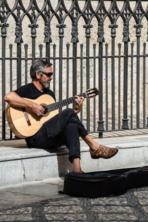Guitar Busker, Granada Spain - 104