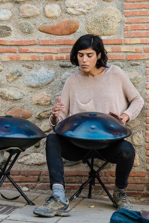 Hang Drum Busker, Granada Spain - 020